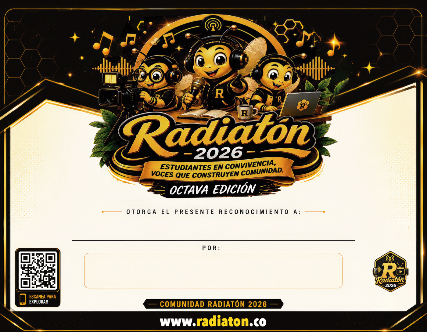 Diploma Radiatón 2026